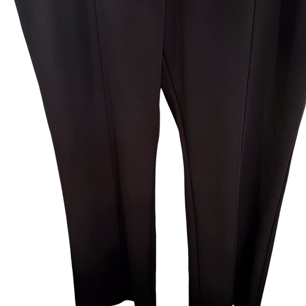 IMAN PONTI KNIT PANTS—BLACK XL